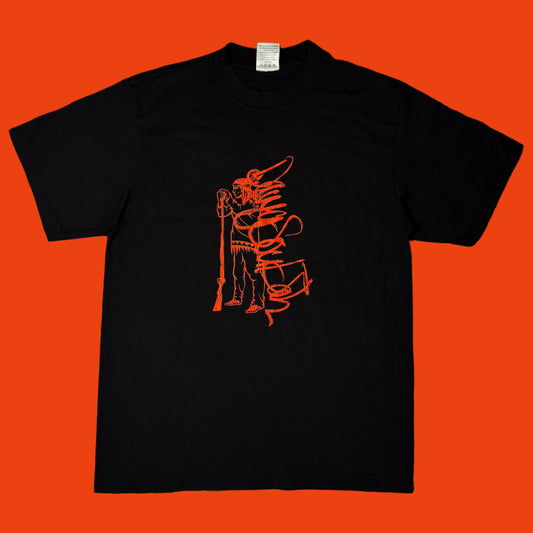 Black "Souljah Script" T-Shirt