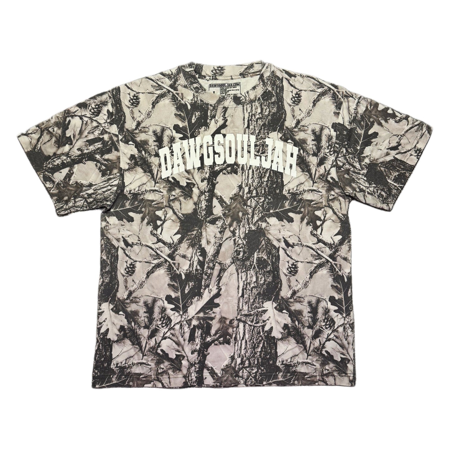 GREY WOODLAND CAMO TEE