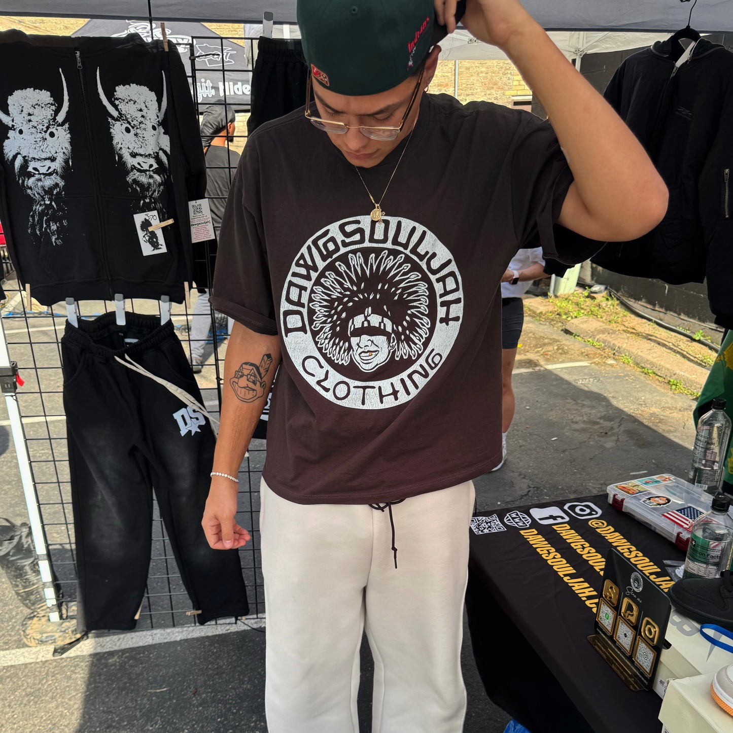 DAWGSOULJAH CROPPED TEE