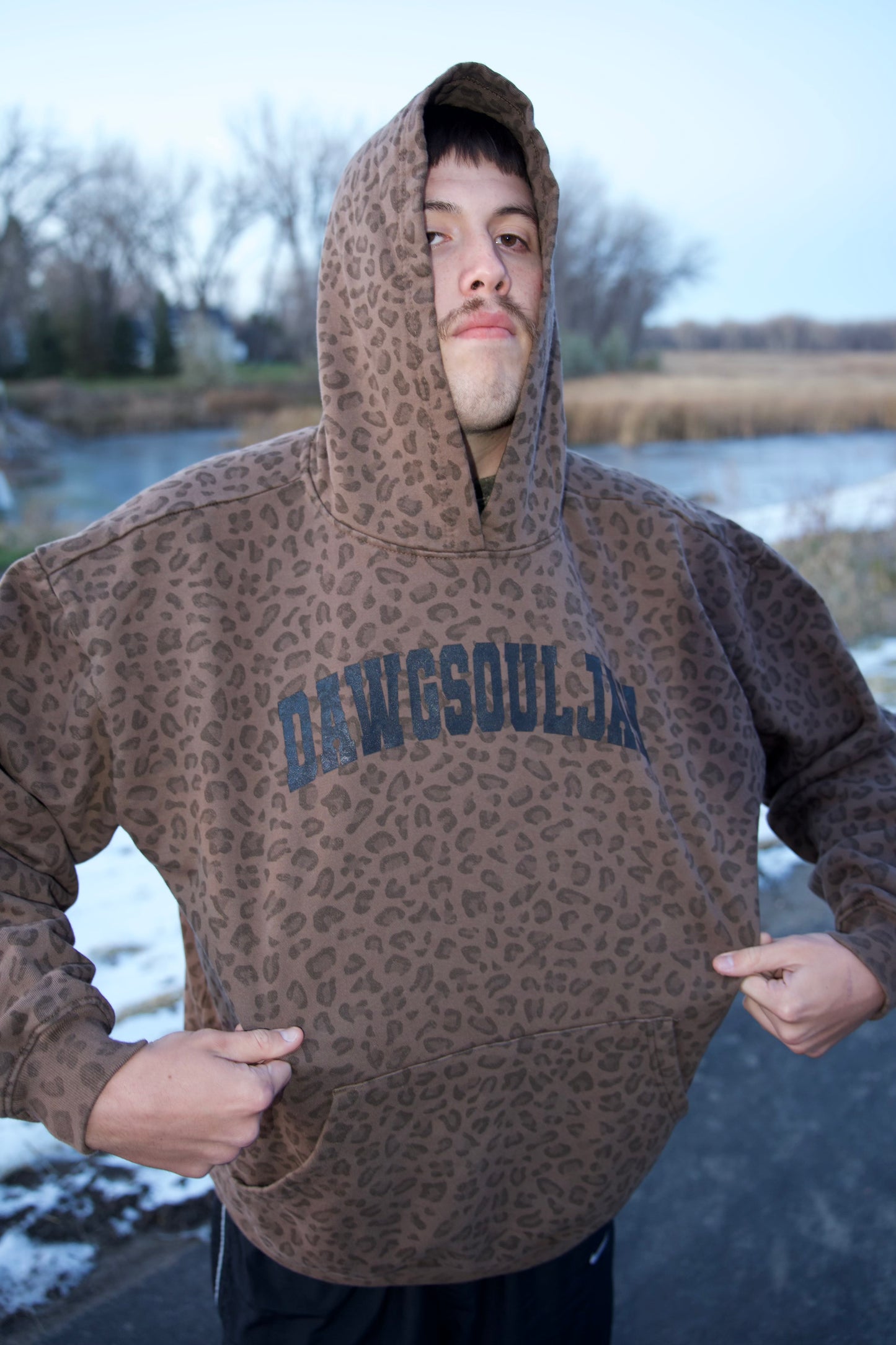 LEOPARD PRINT HOODIE